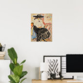 Poster Kirchner - Femme Assis Dans Le Studio (Bureau à domicile)