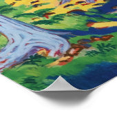 Poster Kirchner - Intérieur forestier (Coin)