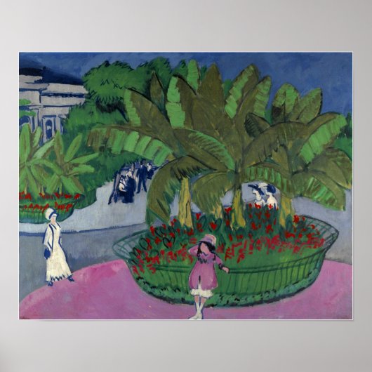 Poster Kirchner - La Boskett Albertplatz À Dresden (Devant)