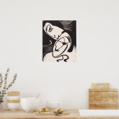 Poster Kirchner - Le baiser (Cuisine)