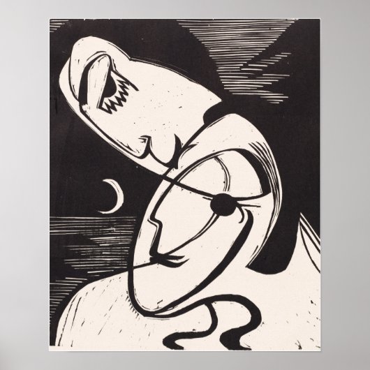 Poster Kirchner - Le baiser (Devant)