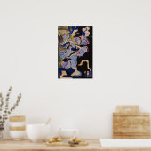 Poster Kirchner - Nature morte avec orchidées (Cuisine)