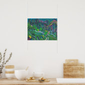 Poster Kirchner - Paysage Sertigtal (Cuisine)