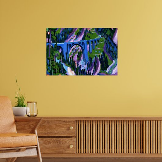 Poster Kirchner - Pont à Wiesen (Salon 2)