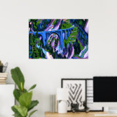 Poster Kirchner - Pont à Wiesen (Bureau à domicile)