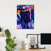 Poster Kirchner - Scène de rue, 1926 (Bureau à domicile)