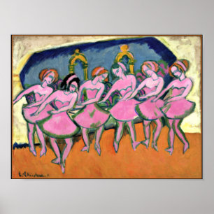 Poster Kirchner - Six Danseurs