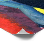 Poster Kirchner - Thé de tango; peinture d'Ernst Kirchner (Coin)