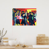 Poster Kirchner - Thé de tango; peinture d'Ernst Kirchner (Cuisine)