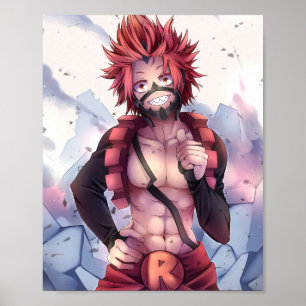 Poster Kirishima Eijiro - BNHA