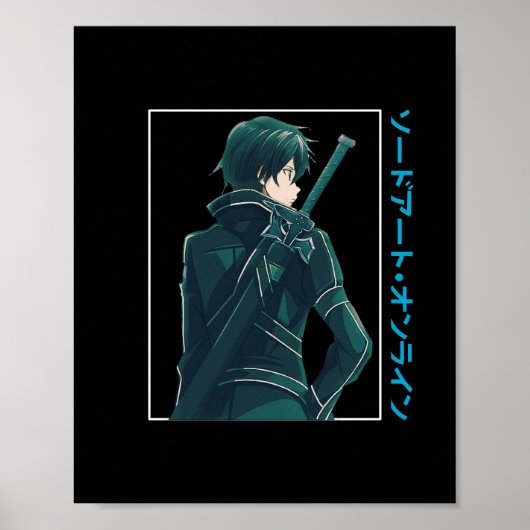 Poster Kirito ! - SAO (Devant)