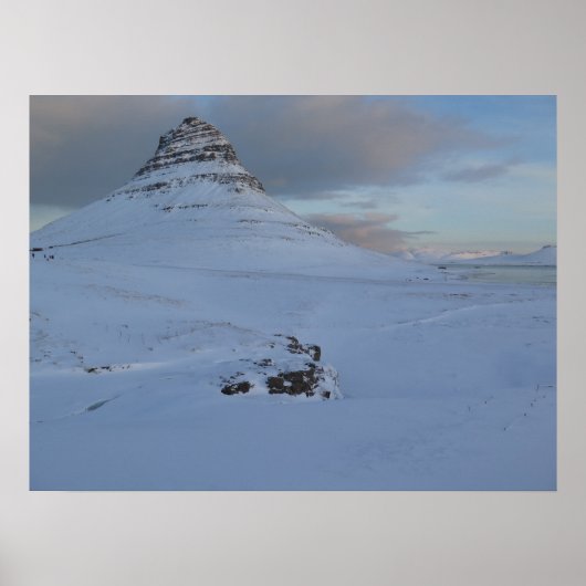 Poster Kirkjufell Islande (Devant)
