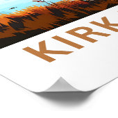 Poster Kirkjufell Islande Travel Print (Coin)