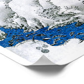 Poster Kiso Road Snowstorm Hiroshige Art japonais (Coin)