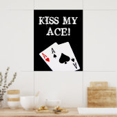 Poster KISS MON ACE ! Poker (Cuisine)