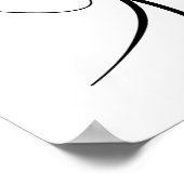 Poster Kiss my Lips Girl - Line Art (Coin)