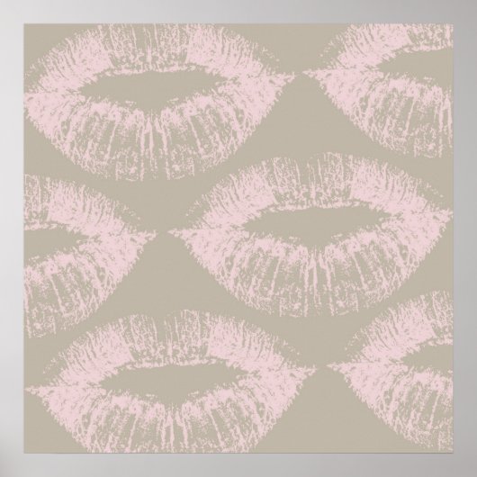 Poster Kiss rose (Devant)