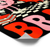 Poster Kiss Your Brain Women Valentine's Day Retro School (Coin)