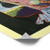 Poster Kissimmee Floride tourisme vintage publicité (Coin)