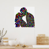 POSTER KISSING COUPLE (Cuisine)