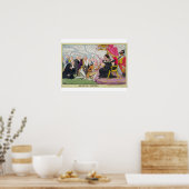 Poster Kissing Hands, publié en 1827 (litho couleur) (Cuisine)