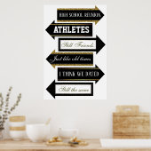 Poster Kit d'accessoires de flèches pour photobooth de ré (Cuisine)