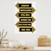 Poster Kit d'accessoires fléchés pour photomaton de réuni (Cuisine)