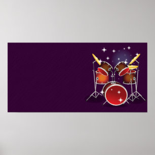 Poster Kit de batterie