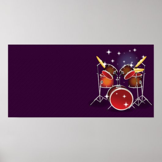 Poster Kit de batterie (Devant)
