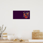 Poster Kit de batterie (Cuisine)