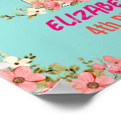 Poster Kit de fête d'anniversaire pour chaton, chat parfa (Coin)