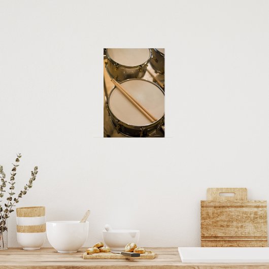 Poster Kit de tambour 2 (Cuisine)