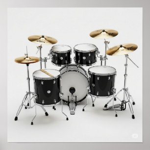 Poster Kit de tambour poli