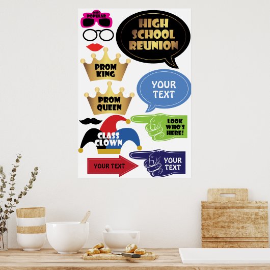 Poster Kit Props pour la reunion du lycée (Cuisine)