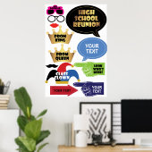 Poster Kit Props pour la reunion du lycée (Bureau à domicile)