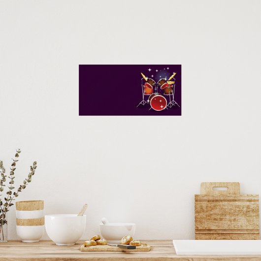 Poster Kit tambour (Cuisine)