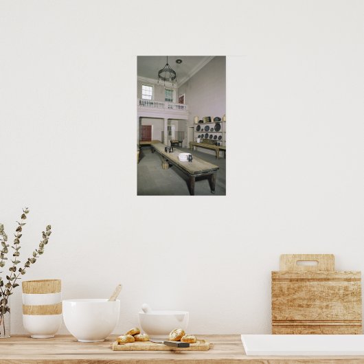 Poster Kitchen Interior mid 18th century (Cuisine)