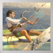 Poster Kitesurf (Devant)