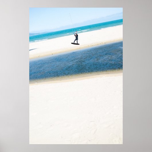 Poster Kitesurfer boosts (Devant)