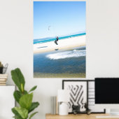 Poster Kitesurfer boosts (Bureau à domicile)