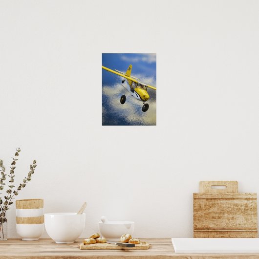 Poster Kitfox au-dessus du lac (Cuisine)