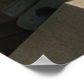 Poster Kitsune キ ツ ネ (Fox) avec Bijou à la bouche (Coin)