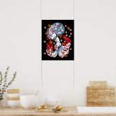 Poster Kitsune japanese Fox (Cuisine)