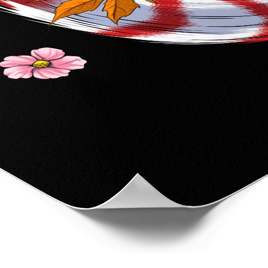 Poster Kitsune japanese Fox (Coin)