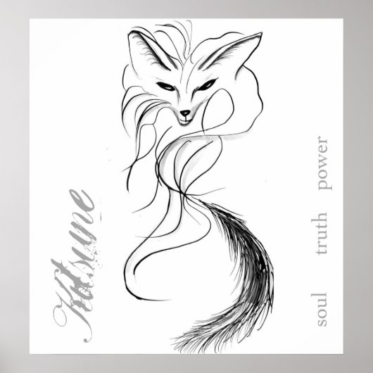 Poster Kitsune Spirit (Devant)