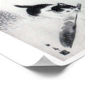 Poster Kitten avec plume, Imao Keinen (Coin)