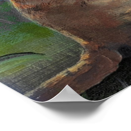 Poster Kitten, fées et papillons (Coin)