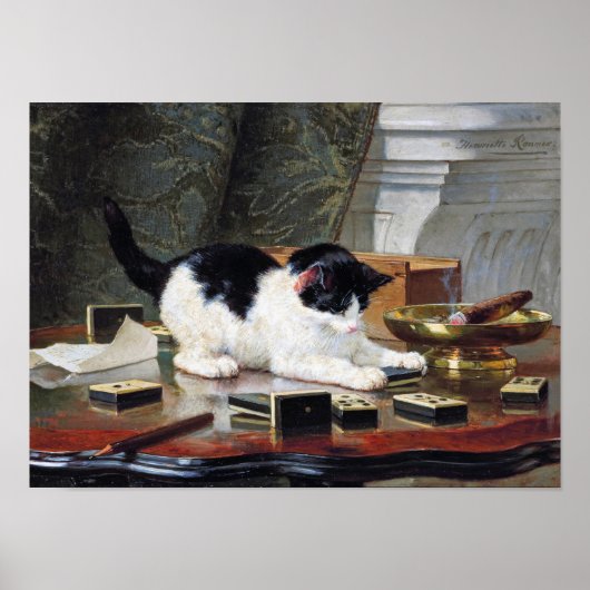 Poster Kitten, Henriette Ronner-Knip (Devant)
