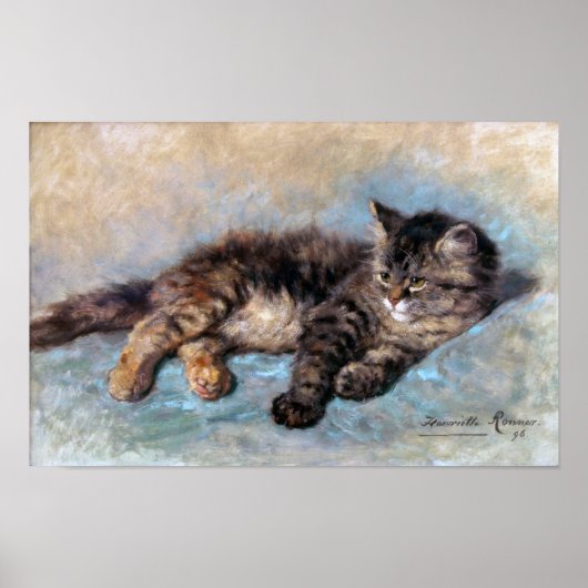 Poster Kitten, Henriette Ronner-Knip (Devant)