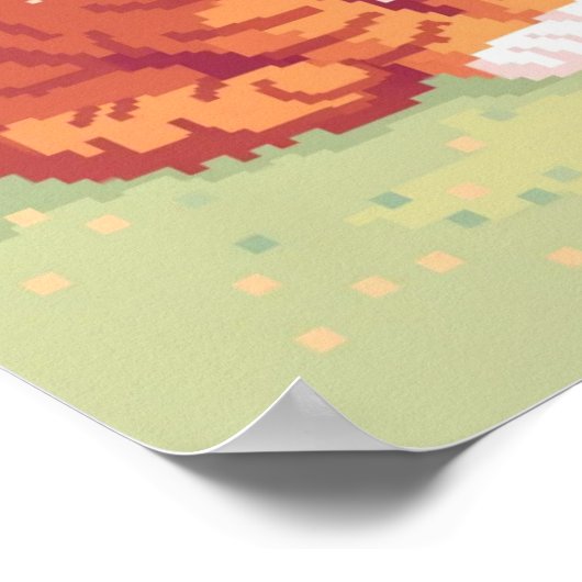 Poster Kitten Pixelé (Coin)